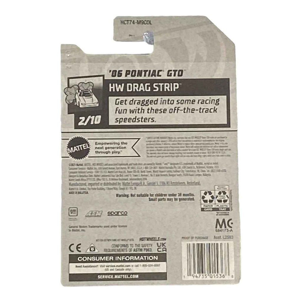 Hot Wheels '06 Pontiac GTO - Drag Strip Series 2/10 -