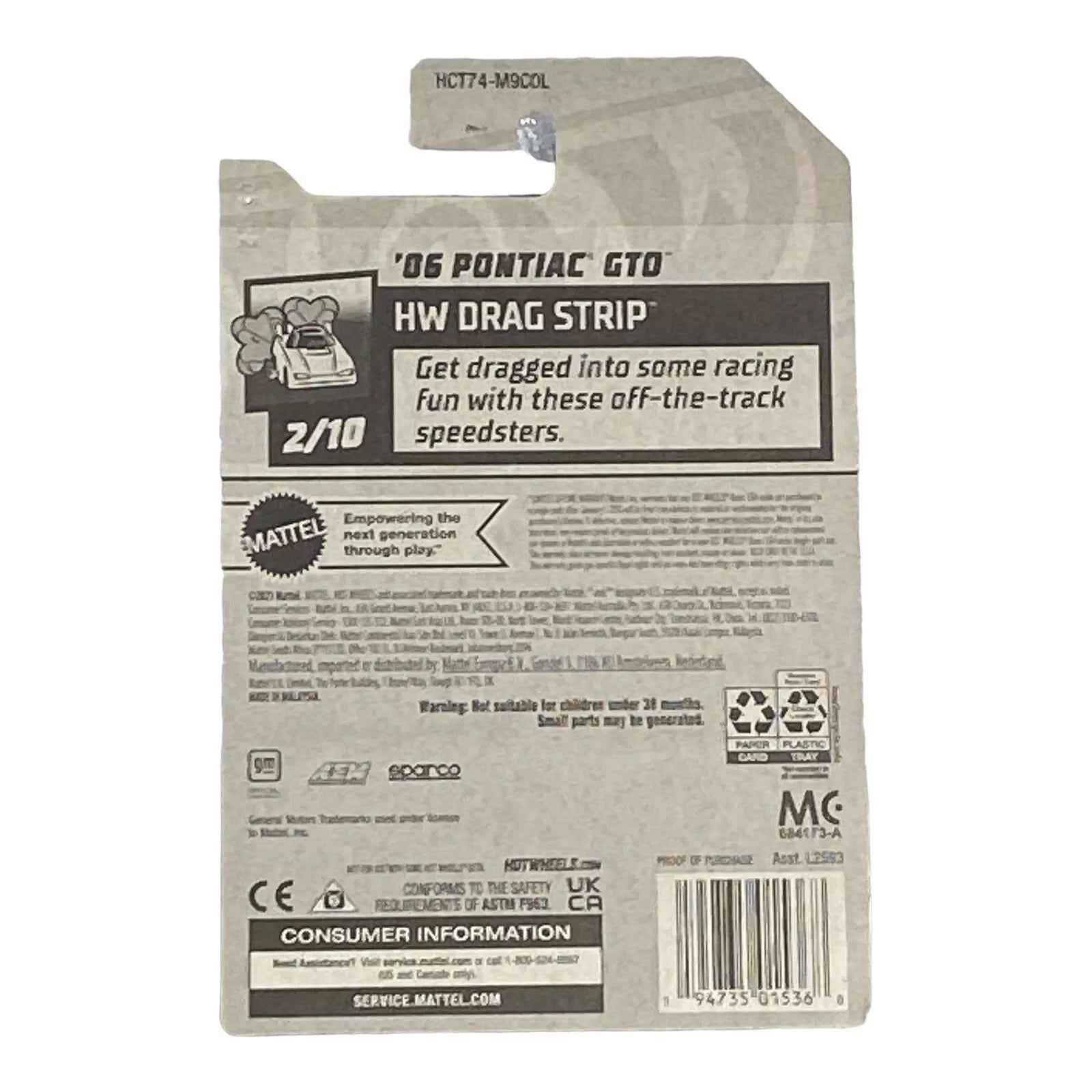 Hot Wheels '06 Pontiac GTO - Drag Strip Series 2/10