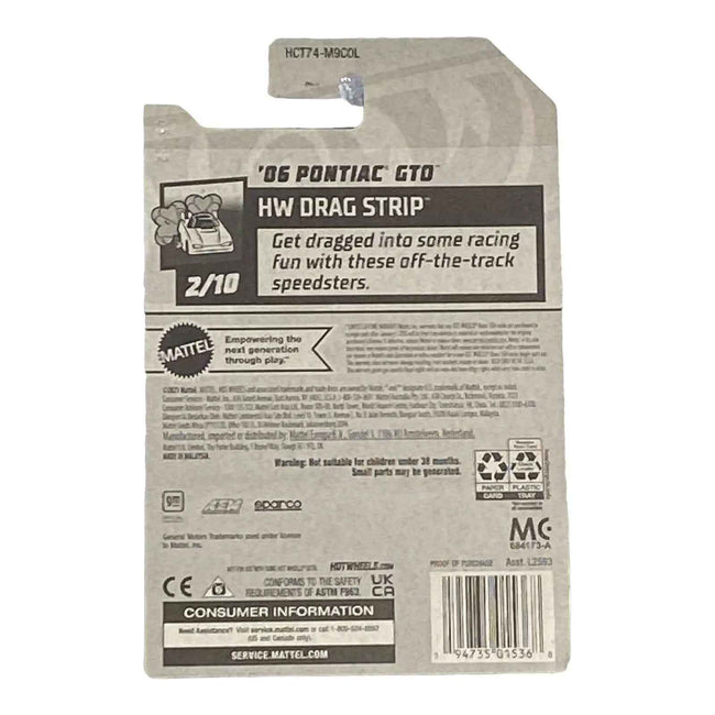 Hot Wheels '06 Pontiac GTO - Drag Strip Series 2/10 Main Image