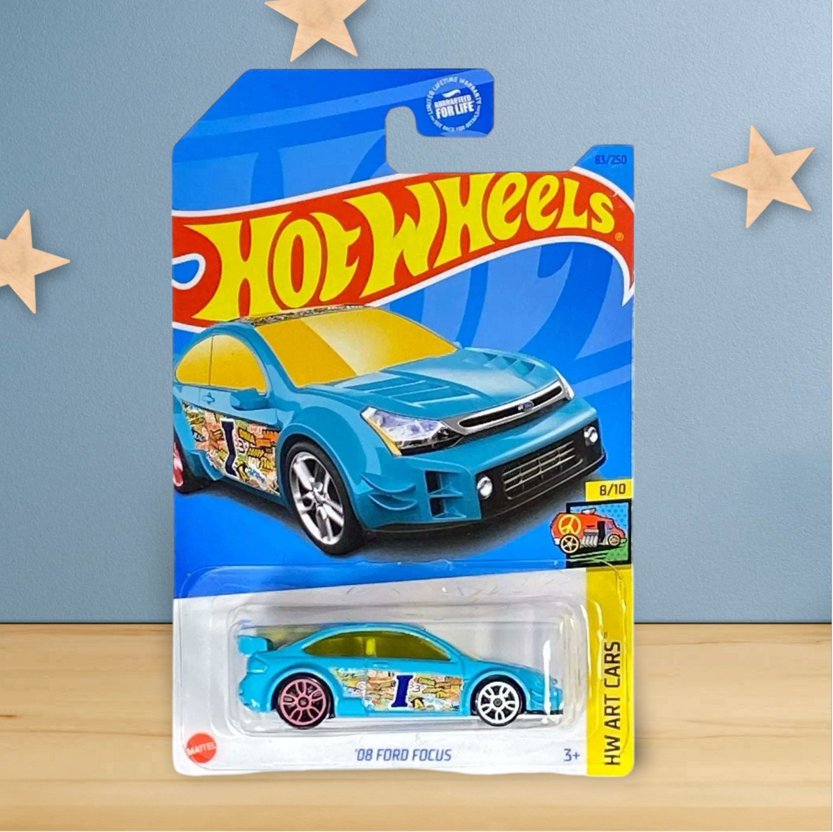 Hot Wheels '08 Ford Focus - Art Cars Series 8/10 - Collectors World Toys