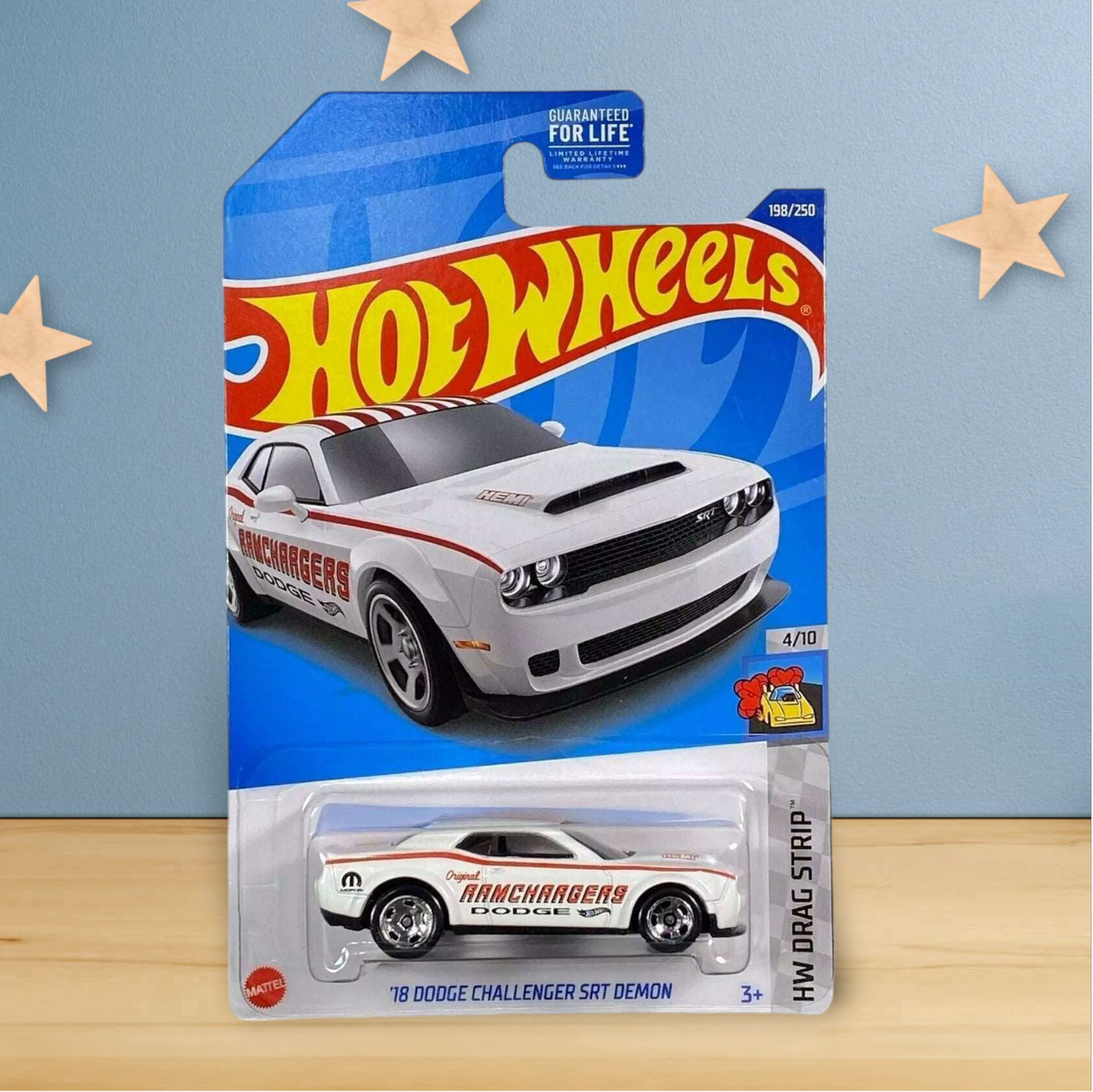 Hot Wheels '18 Dodge Challenger SRT Demon - Drag Strip Series 4/10 - Collectors World Toys