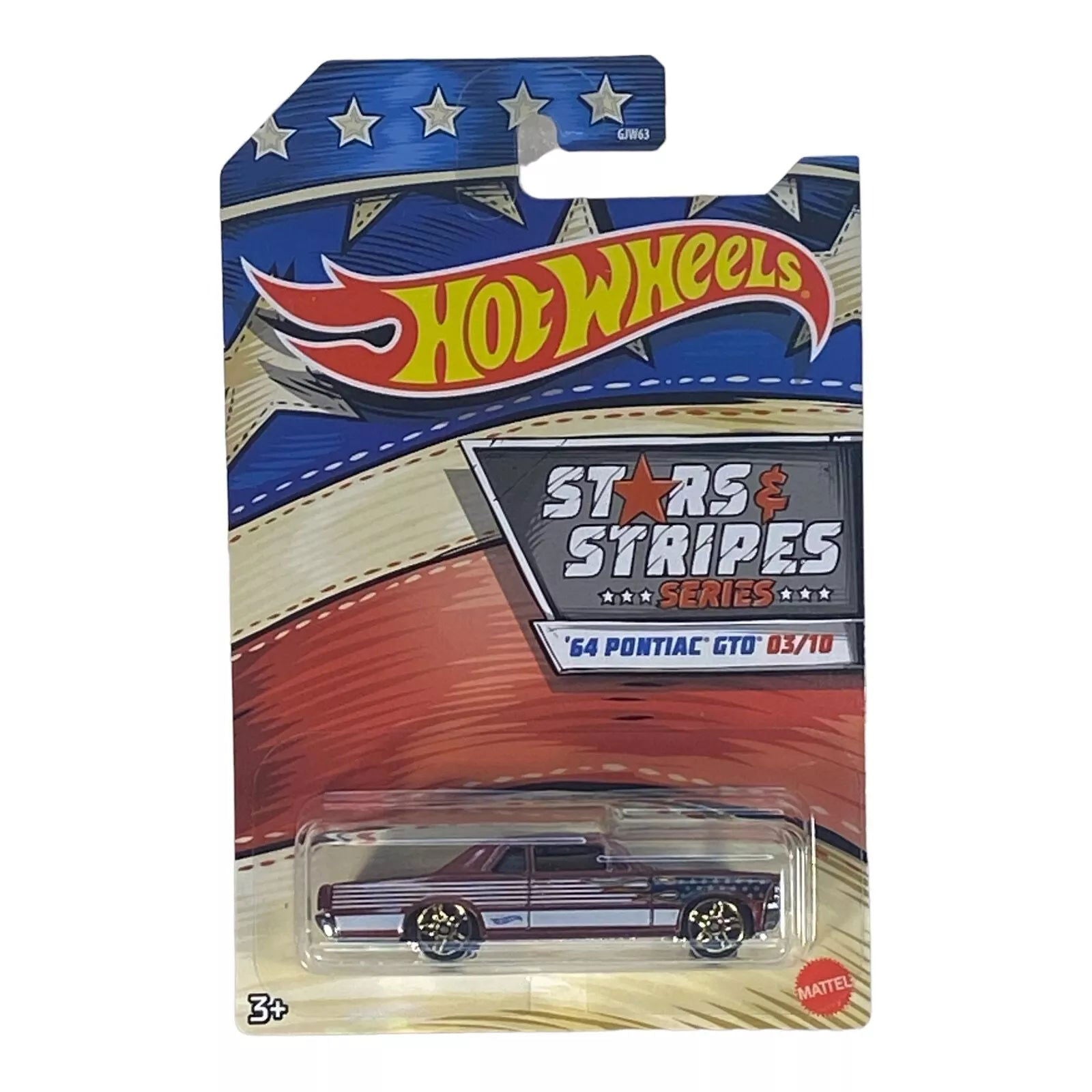 Hot Wheels '64 Pontiac GTO - Stars & Stripes Series 03/10 - Collectors World Toys