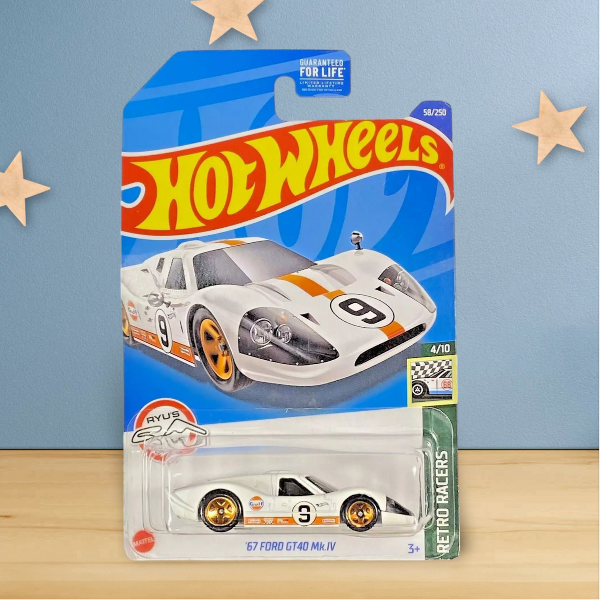 Hot Wheels '67 Ford GT40 Mk.IV - Retro Racers Series 4/10 - Collectors World Toys