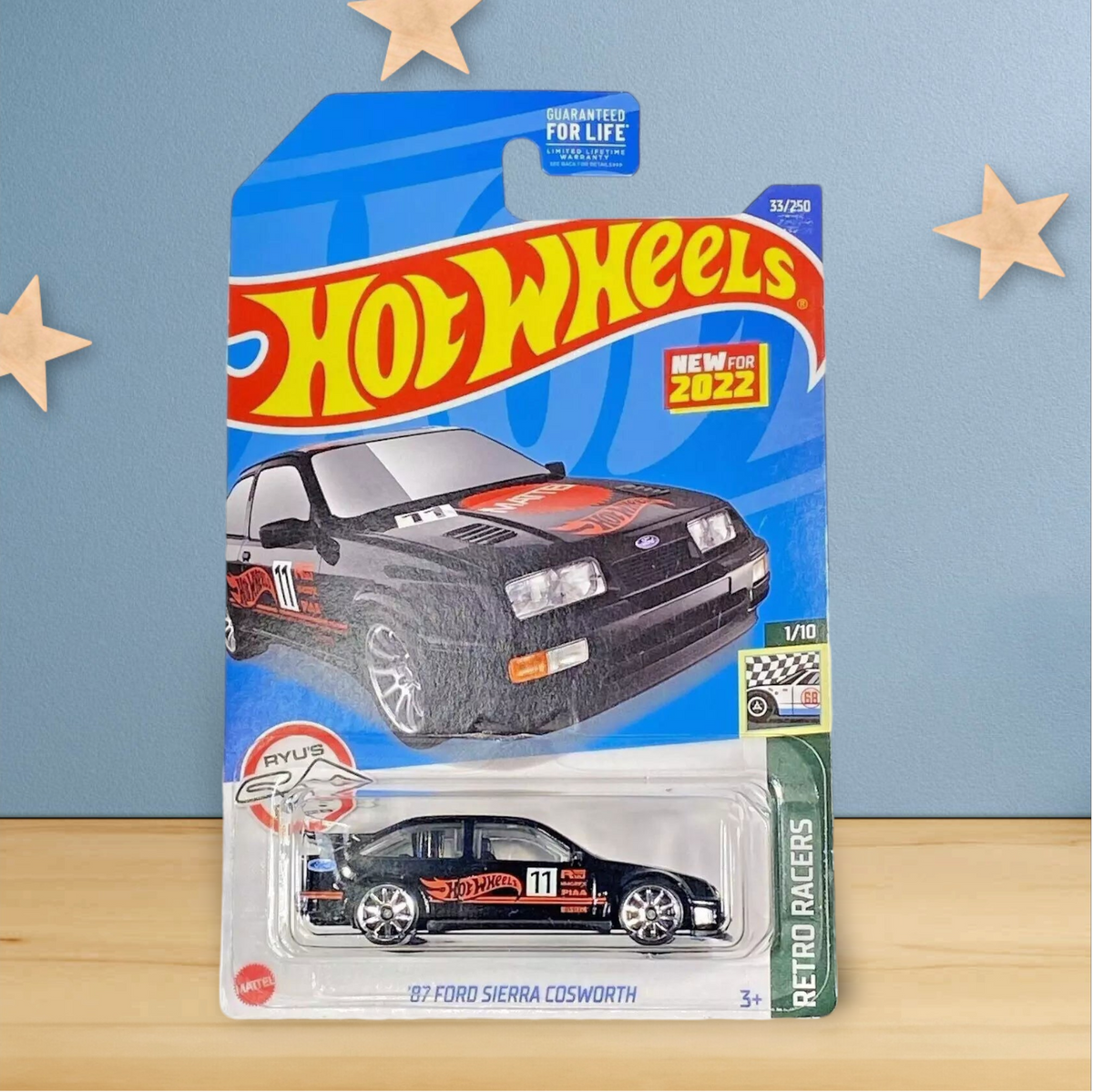 Hot Wheels '87 Ford Sierra Cosworth - Retro Racers Series 1/10 - Collectors World Toys