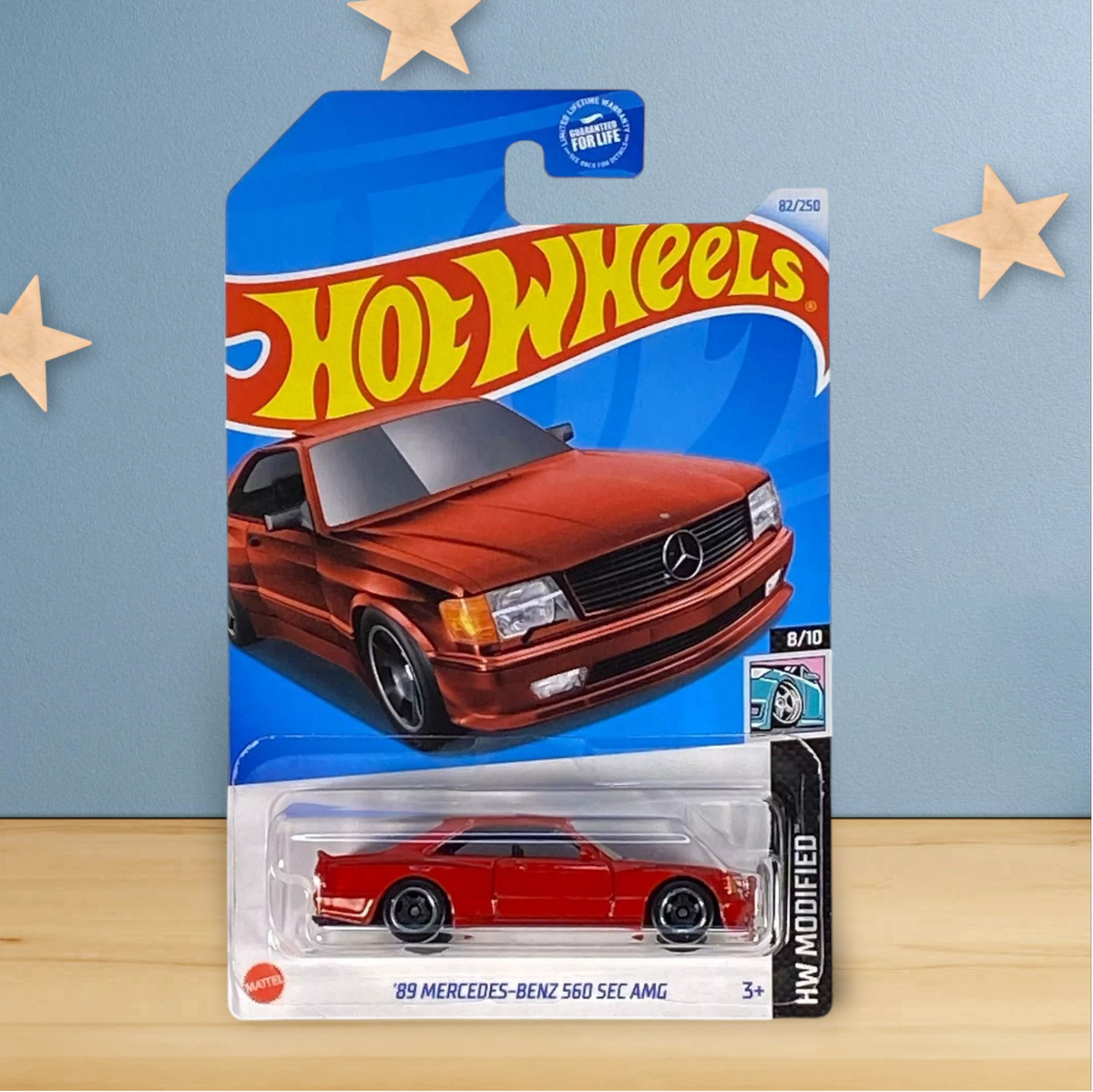 Hot Wheels '89 Mercedes-Benz 560 SEC AMG - Modified Series 8/10 - Collectors World Toys