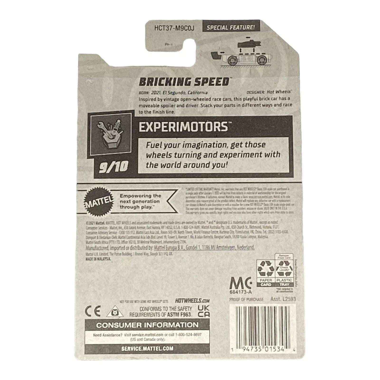 Hot Wheels Bricking Speed - Experimotors Series 9/10 -