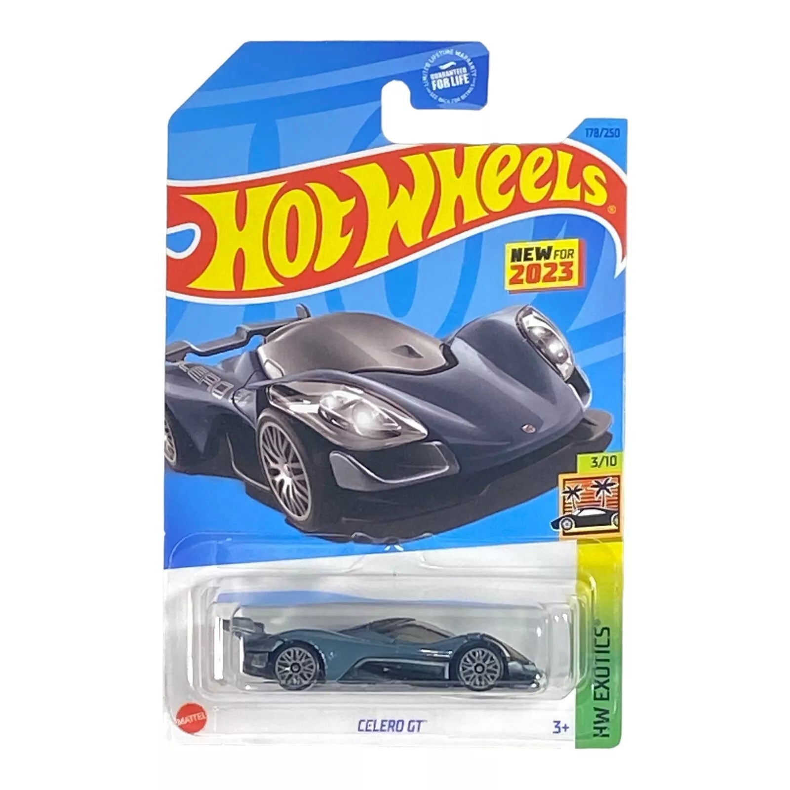 Hot Wheels Celero GT - Exotics Series 3/10 - Collectors World Toys