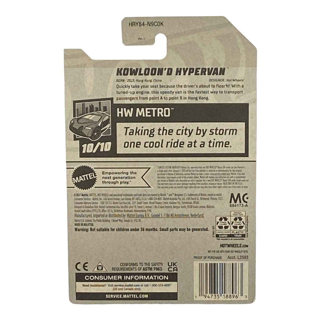 Hot Wheels Kowloon'd Hypervan - Metro Series 10/10 Main Image