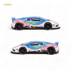 King Model Lamborghini Huracan LP610 LB 1.0 Hatsune Blue 1:64 - Collectors World Toys