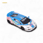 King Model Lamborghini Huracan LP610 LB 1.0 Hatsune Blue 1:64 - Collectors World Toys