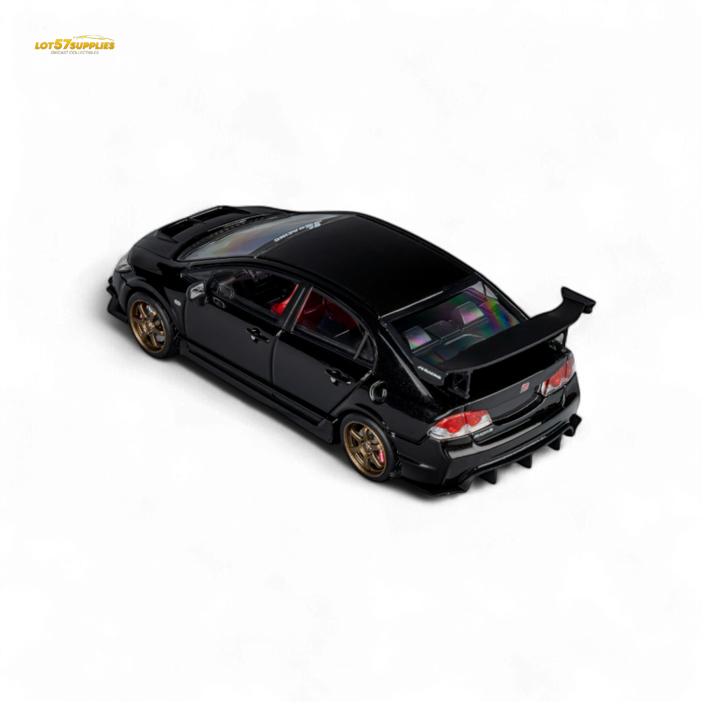(Pre-Order) Microturbo Custom FD2 J'S Racing - Metallic Black 1:64