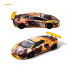 King Model Lamborghini Aventador LP700-4 LB 1.0 Tiger Racing Sports 1:64 - Collectors World Toys