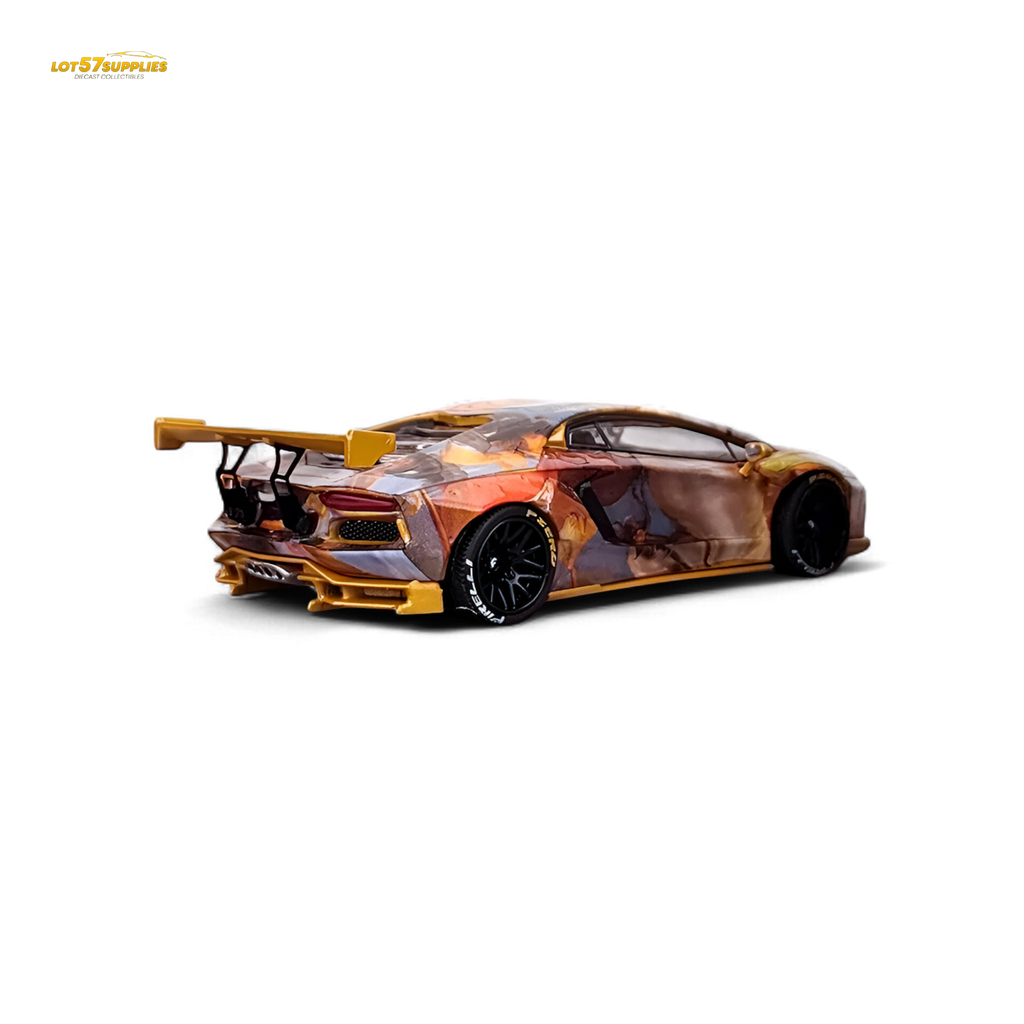 King Model Lamborghini Aventador LP700-4 LB 1.0 Tiger Racing Sports 1:64 - Collectors World Toys