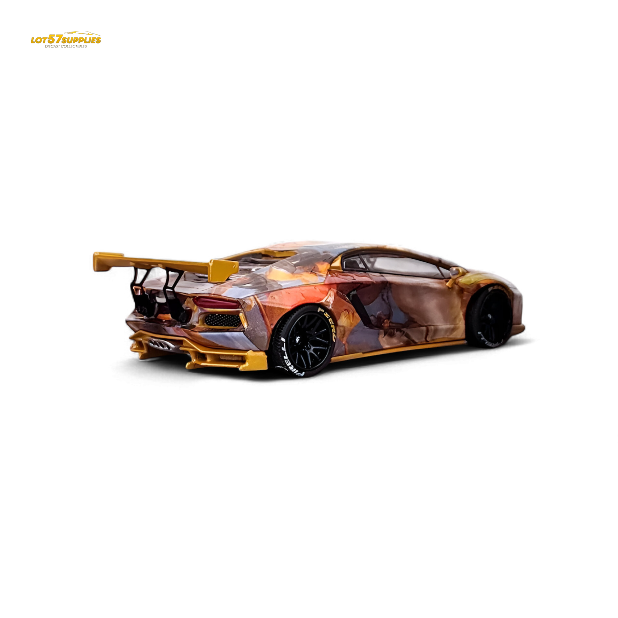 King Model Lamborghini Aventador LP700-4 LB 1.0 Tiger Racing Sports 1:64 - Collectors World Toys