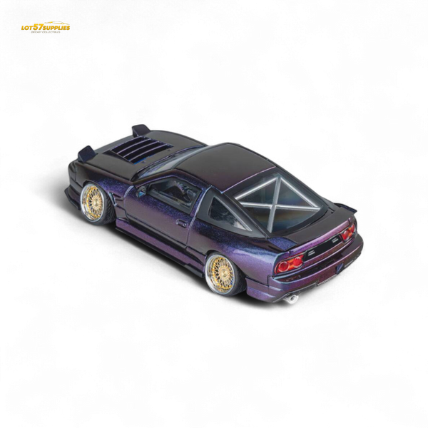 MicroTurbo Custom 180SX Spirit Rei - Purple Chameleon GMHS 2025 Special Edition 1:64