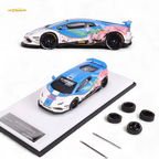 King Model Lamborghini Huracan LP610 LB 1.0 Hatsune Blue 1:64 - Collectors World Toys