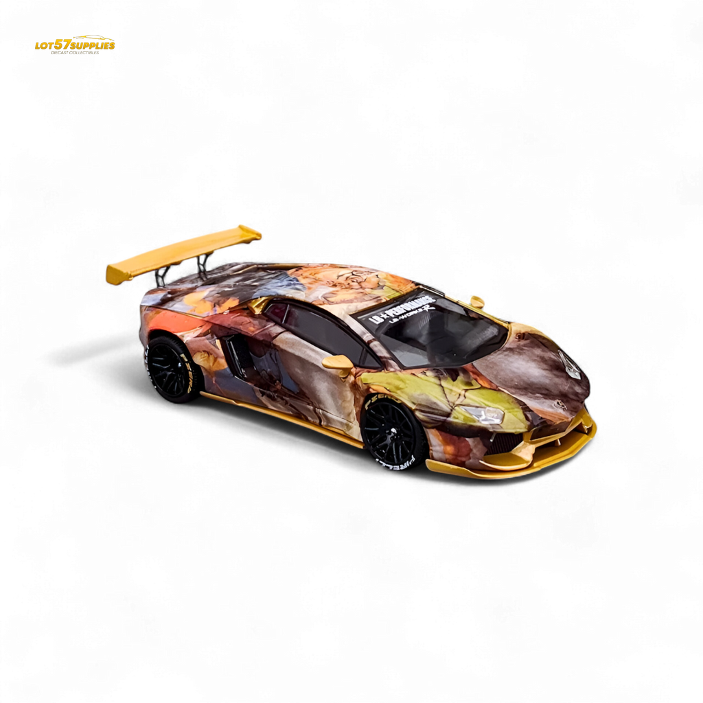 King Model Lamborghini Aventador LP700-4 LB 1.0 Tiger Racing Sports 1:64 - Collectors World Toys
