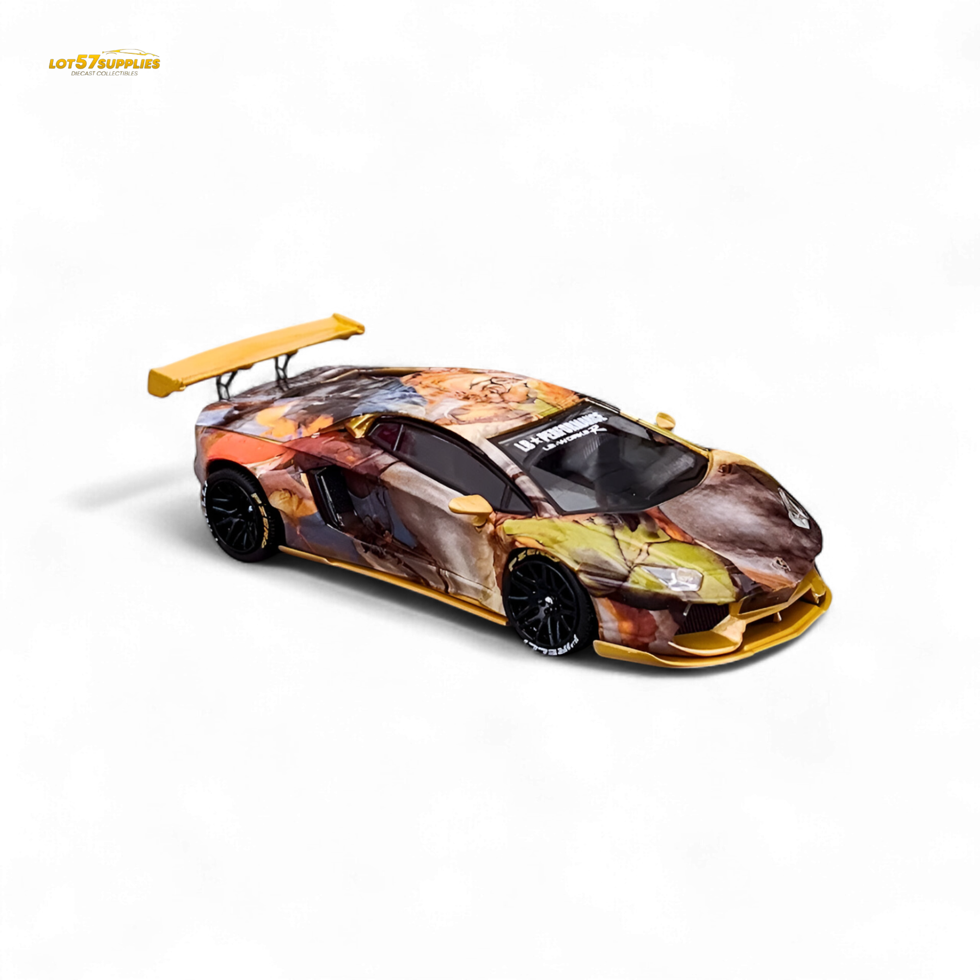 King Model Lamborghini Aventador LP700-4 LB 1.0 Tiger Racing Sports 1:64 - Collectors World Toys