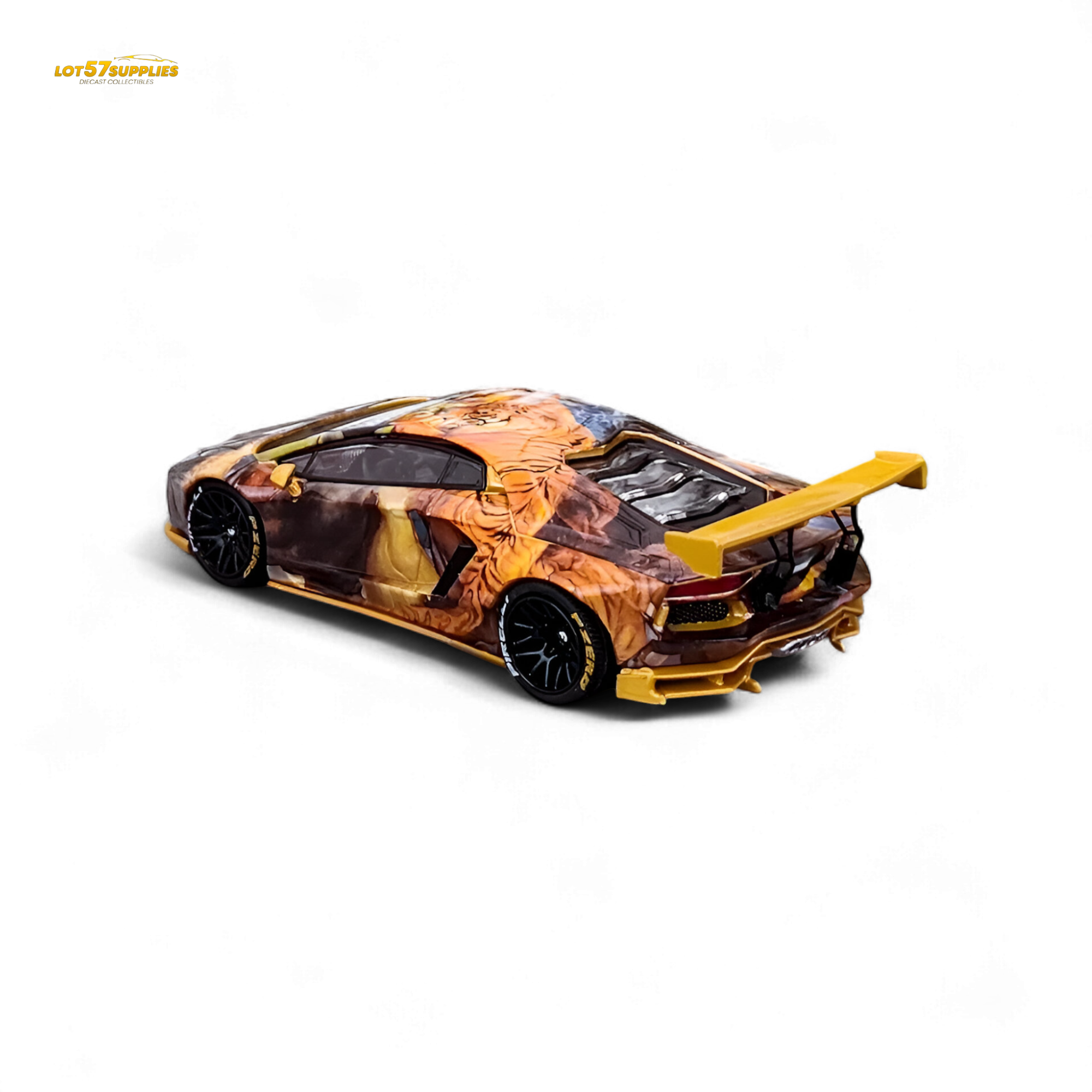 King Model Lamborghini Aventador LP700-4 LB 1.0 Tiger Racing Sports 1:64 - Collectors World Toys