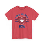 "I Miss America" Heart Unisex Heavy Cotton Tee