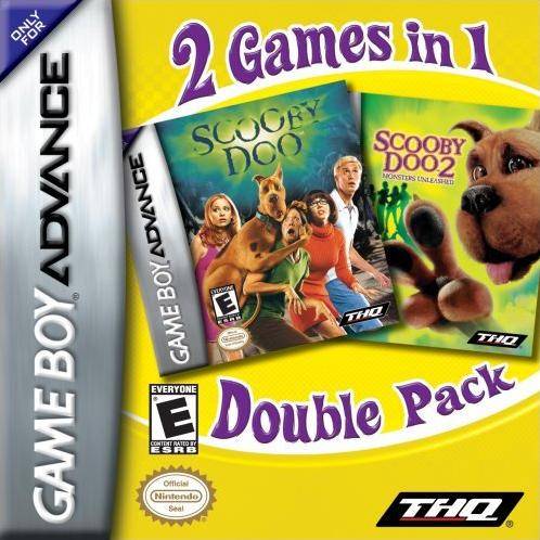 2 Games in 1 Double Pack: Scooby-Doo / Scooby-Doo 2: Monsters Unleashed (Gameboy Advance) Main image