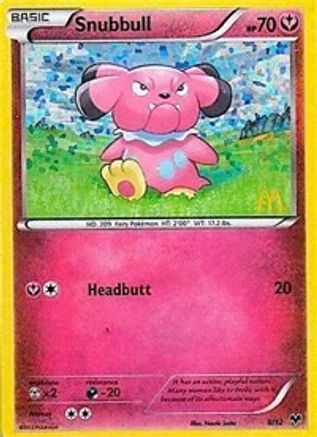 Snubbull 008/12 - McDonalds Promos 2014 Holofoil