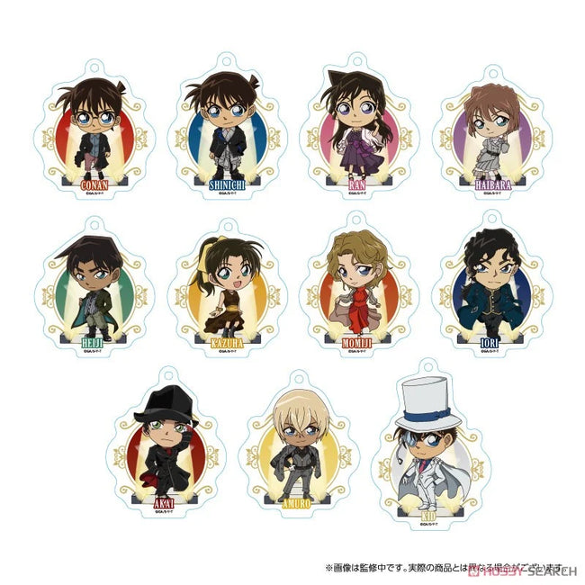 Detective Conan Trading Acrylic Key Ring Deformation Runway 2nd (1 Blind Box) - Collectors World Toys Hover Image