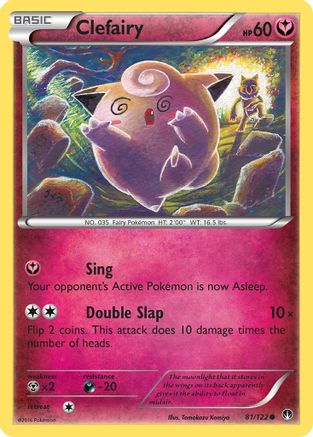 Clefairy 081/122 - XY  BREAKpoint