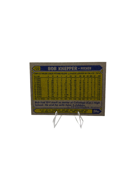 Topps Bob Knepper