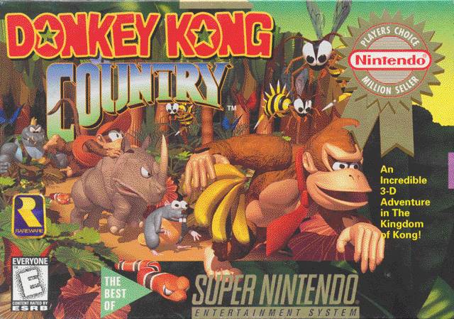Donkey Kong Country (Player's Choice) (Super Nintendo) Main image