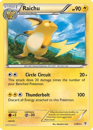 Raichu 027/83 - Generations Holofoil