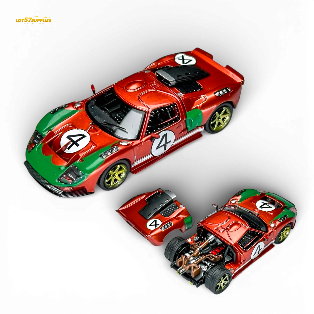 (Pre-Order) Rhino Model RM Ford GT40 - Le Mans Livery 1:64