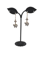 Kitties,Crosses and Crystal Earrings