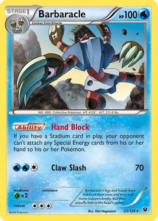 Barbaracle 023/124 - XY  Fates Collide Main image