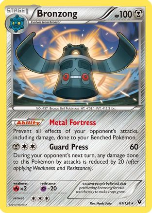 Bronzong 061/124 - XY  Fates Collide Main image