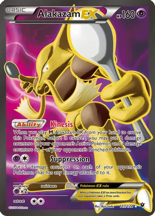 Pokemon: Alakazam EX Full Art Fates Collide 117/124 - Near Mint Main image