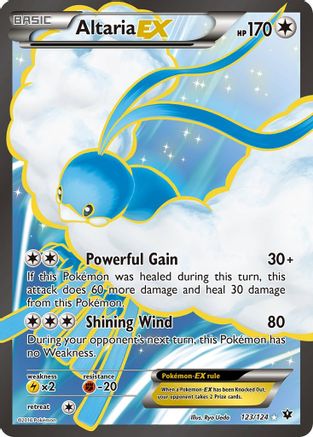 Altaria EX (Full Art) 123/124 - XY  Fates Collide Holofoil Main image