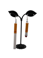 Lit Cigarette Earrings