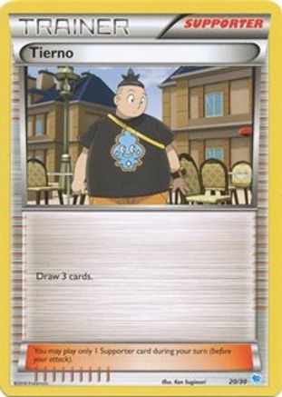 Tierno (Suicune Deck) 029 - XY Trainer Kit Pikachu Libre & Suicune