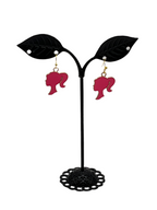 Pink Barbie Earrings