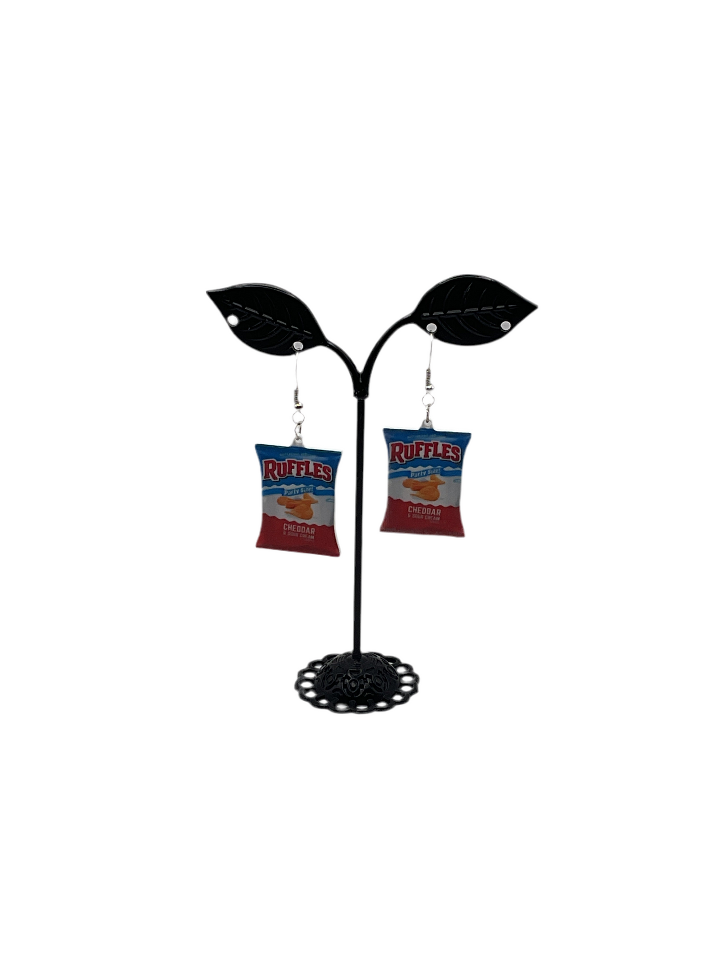 Cheddar Ruffles Chips earrings