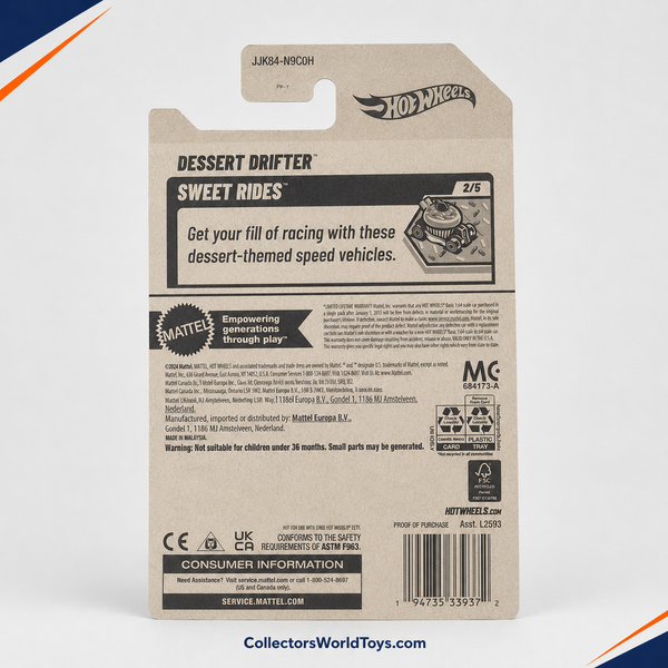 Hot Wheels Dessert Drifter | Sweet Rides Series 2/5 - 55/250