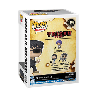 Trigun Nicholas D. Wolfwood with Punisher Funko Pop! Vinyl Figure #1559 - Collectors World Toys