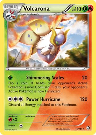 Volcarona 015/114 - XY Steam Siege
