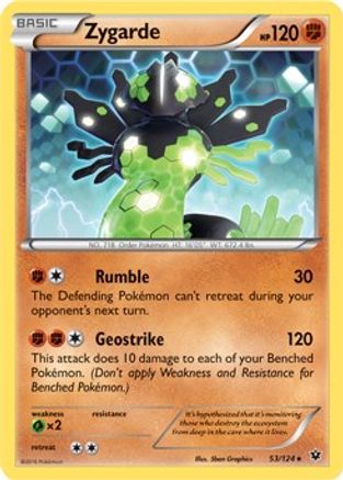 Zygarde (XY Fates Collide) 053/124 - Deck Exclusives Holofoil Main image