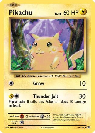 Pikachu 035/108 - XY  Evolutions