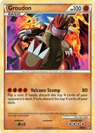 Groudon (Call of Legends) 006/095 - Deck Exclusives
