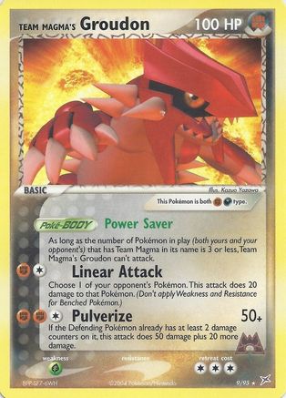 Team Magma's Groudon (EX Team Magma vs Team Aqua) 009/095 - Deck Exclusives