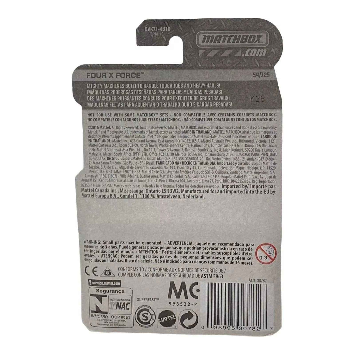 Matchbox Four X Force - Matchbox Series 54/125