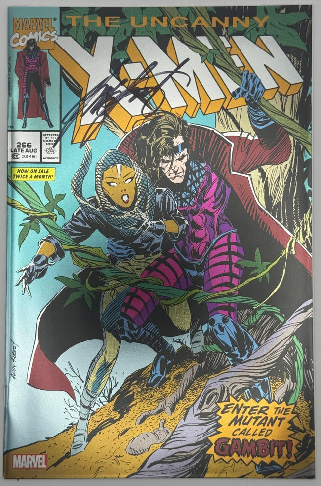 [Signed by Chris Claremont] [Foil] Uncanny X-Men #266 Unknown Comics Exclusive Facsimile Edition Var [IN STOCK] - Collectors World Toys Hover Image